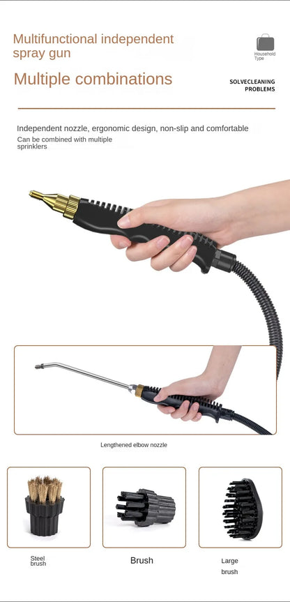 Limpiador a vapor de alta temperatura para esterilizar aire acondicionado, campana y coche — 110V (enchufe US) / 220V (enchufe EU)