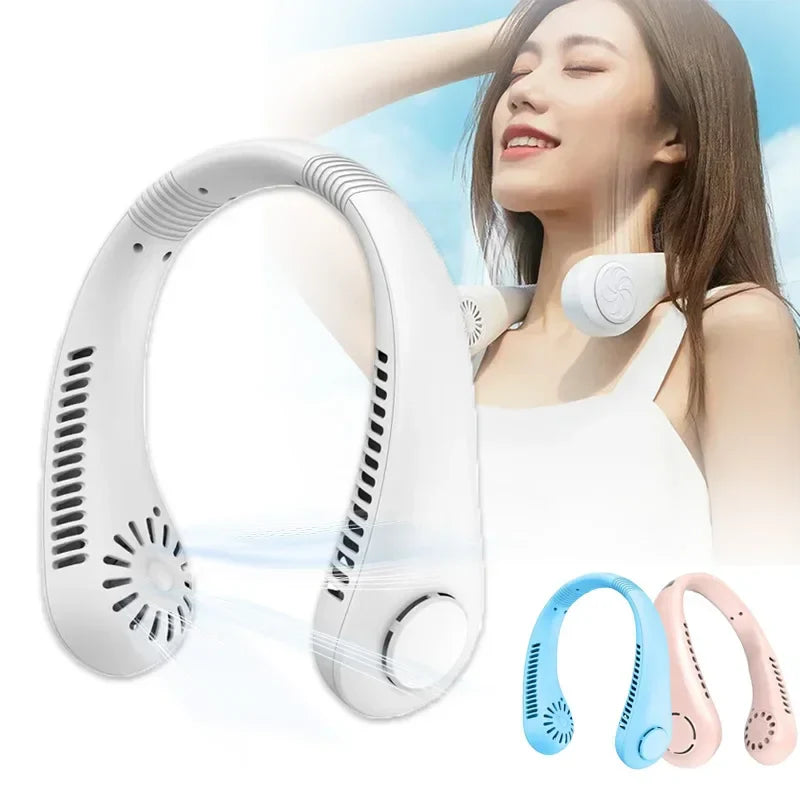 Ventilador de Cuello Portátil Sin Aspas
